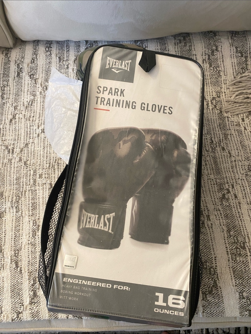New Everlast 16 oz Spark Training Boxing Gloves Camo